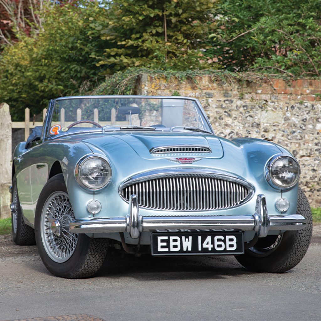 Year: 1964
Price: £59,500

• Multiple Concours Winner
• Original Healey Blue
• Fully Restored
• Massive History Files(s)!