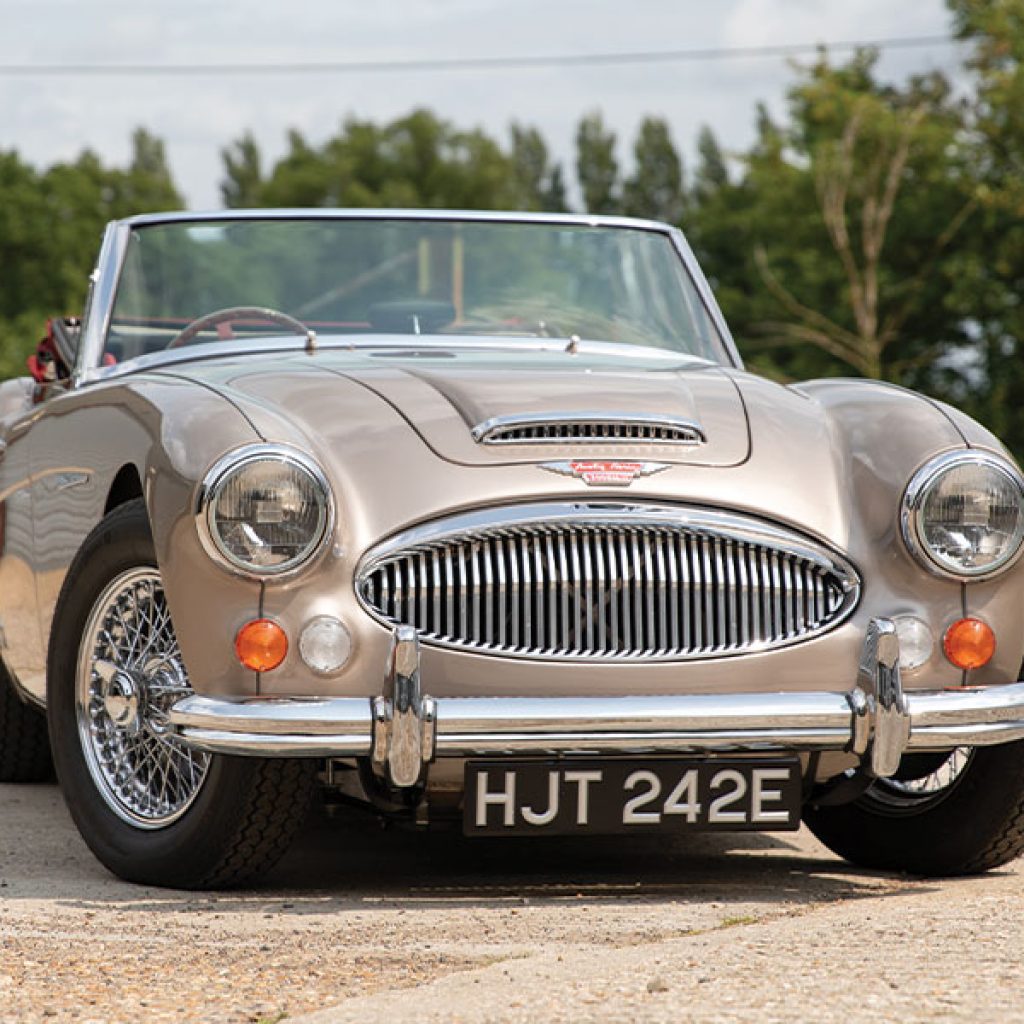 Year: 1967
Price: £79,999

• Healey Gold Metallic
• New Restoration
• Ultra Late '67 Build
• Red Interior