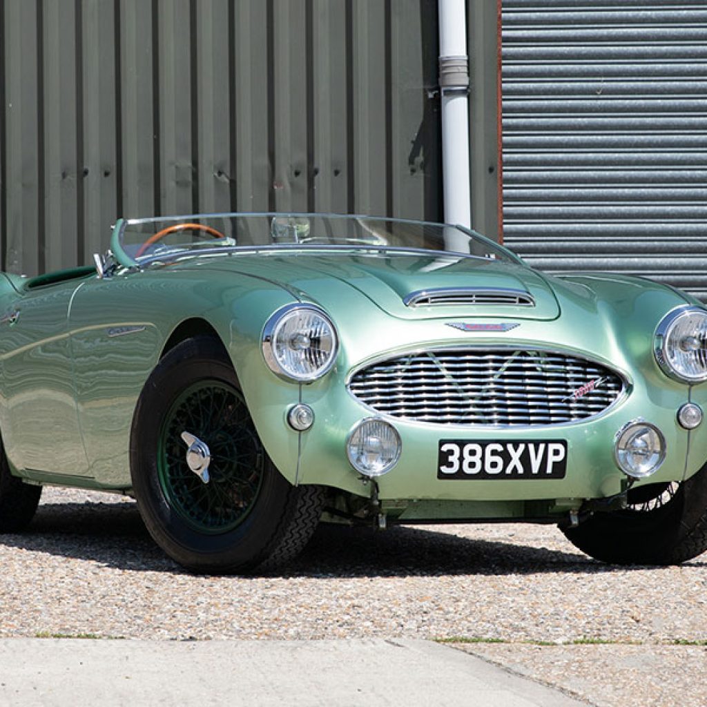 Year: 1959
Price: £57,500

• Aston Green
• Fast Road Engine
• De-bumpered
• Michelin XAS