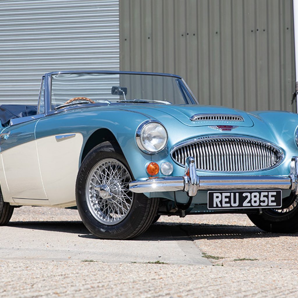 Year: 1967
Price: £74,000
• New Restoration
• Zero Miles
• Healey Blue & Ivory
• Original Specification