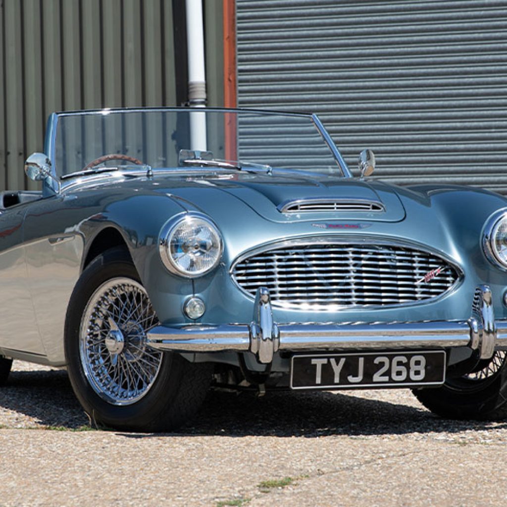 Year: 1957
Price: £45,000

• Healey Blue & Ivory
• Navy Interior
• Body Restoration 2017
• 1,500 Miles Since